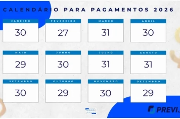 Calendário de Pagamentos - 2026